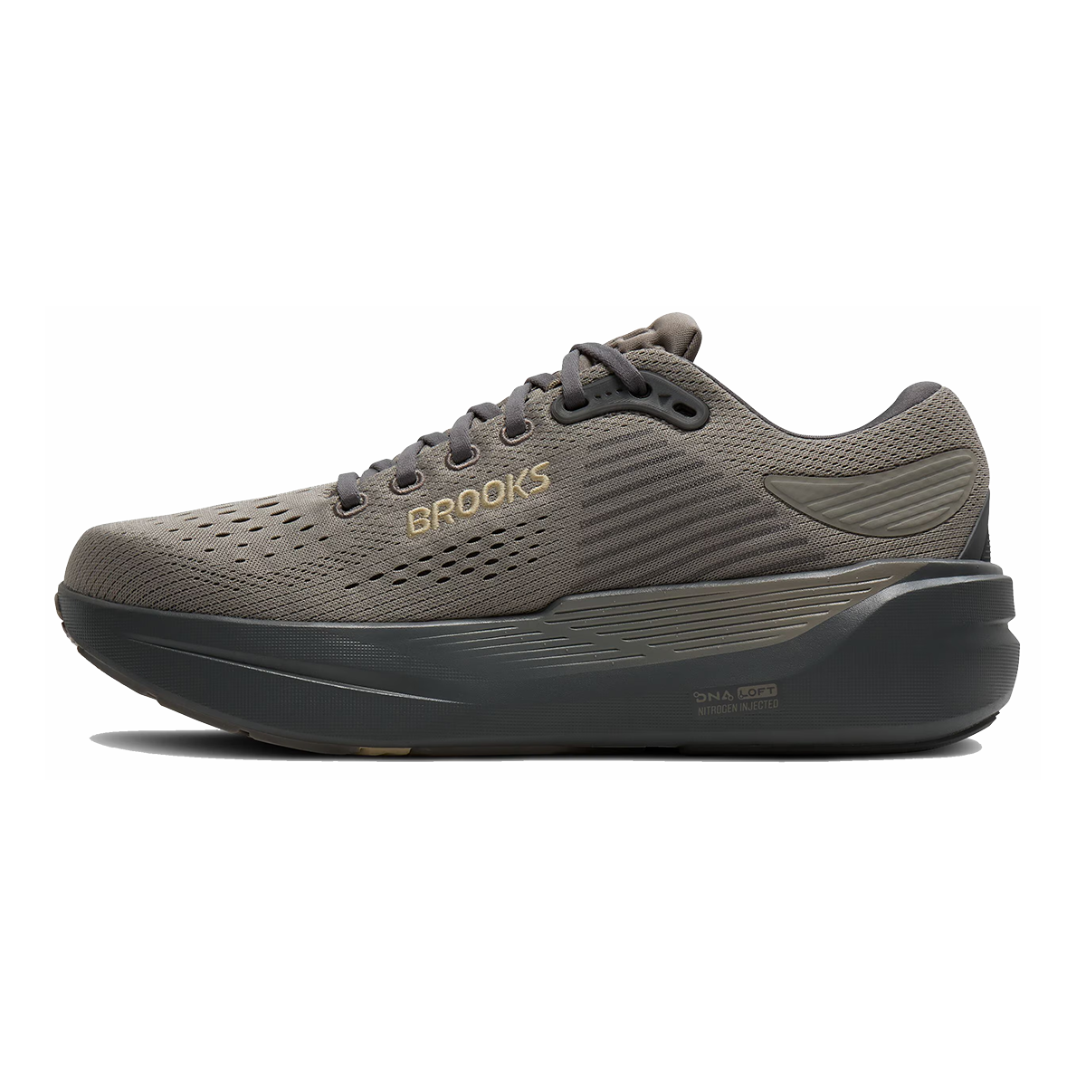 Brooks Ghost Max 3 — Primer Grey - Antarctica - Red — Size D — Width 8 — Alternate View 50