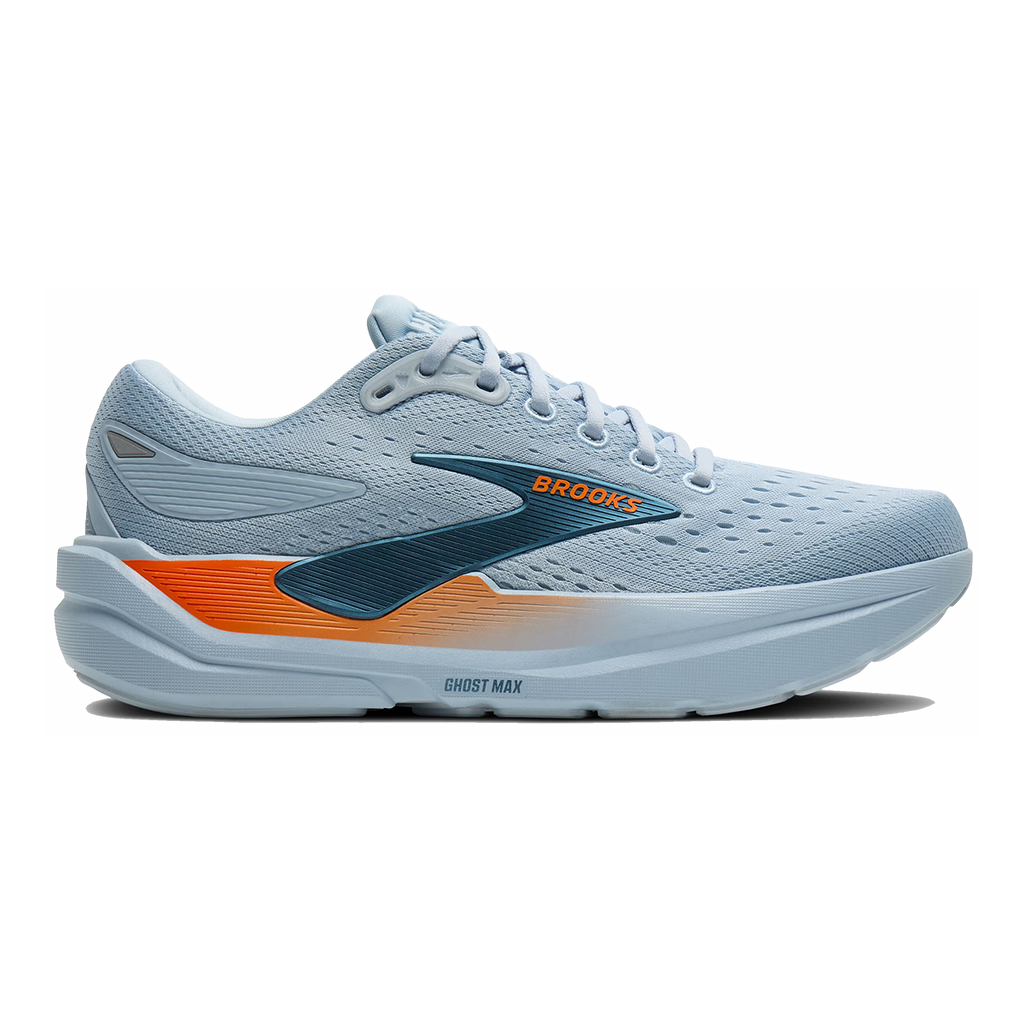 Brooks Ghost Max 3 — Primer Grey - Antarctica - Red — Size D — Width 8 — Alternate View 53