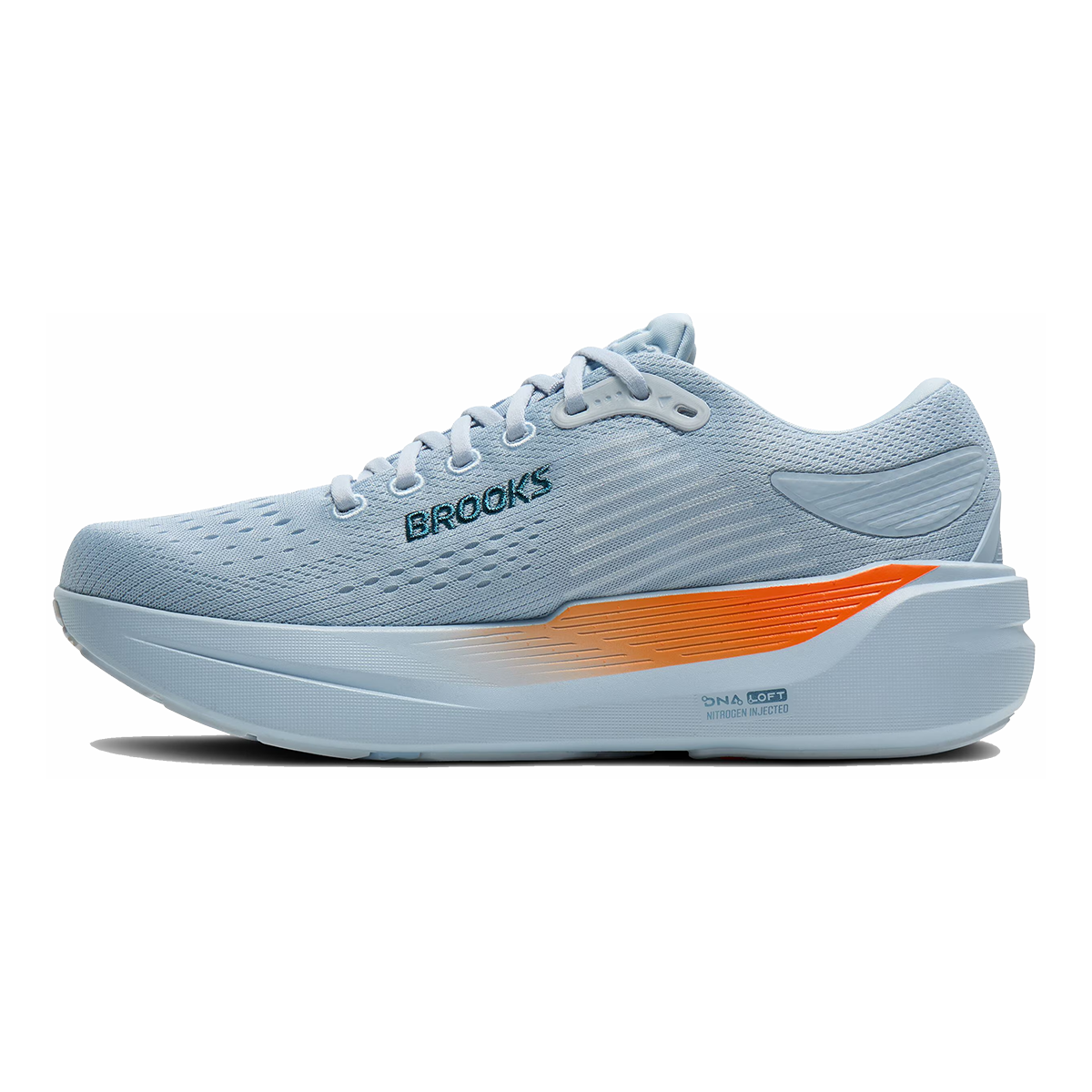 Brooks Ghost Max 3 — Primer Grey - Antarctica - Red — Size D — Width 8 — Alternate View 54