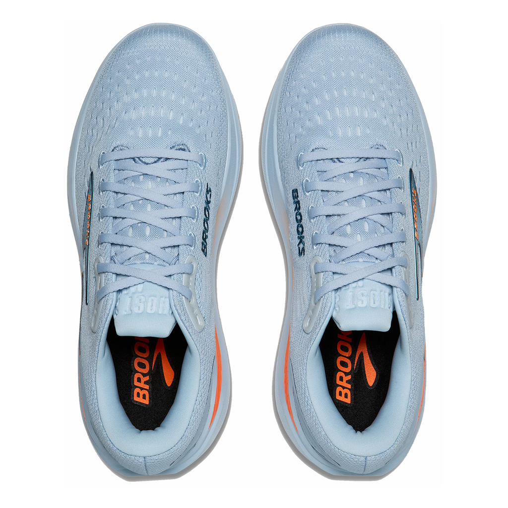 Brooks Ghost Max 3 — Primer Grey - Antarctica - Red — Size D — Width 8 — Alternate View 55