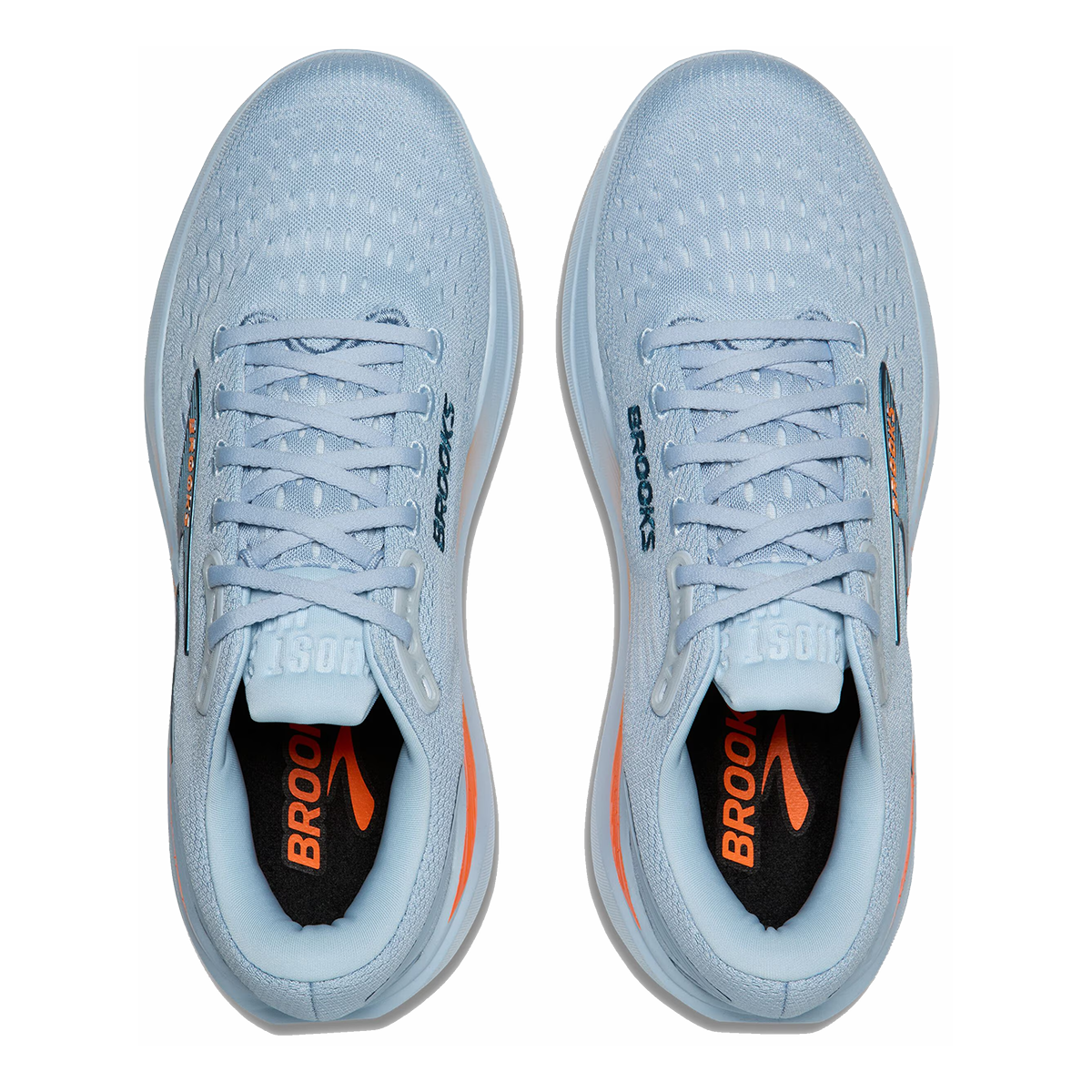 Brooks Ghost Max 3 — Primer Grey - Antarctica - Red — Size D — Width 8 — Alternate View 55