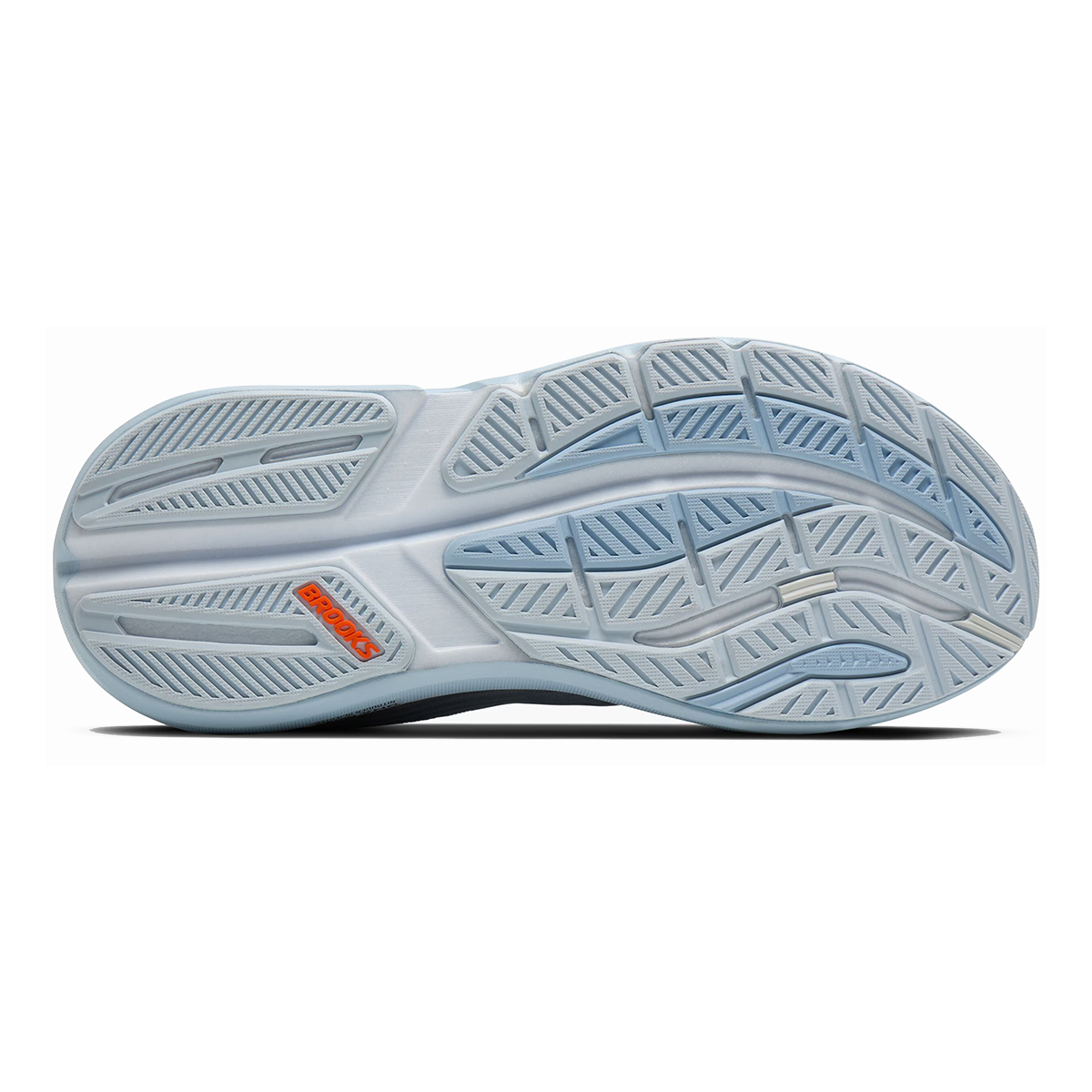 Brooks Ghost Max 3 — Primer Grey - Antarctica - Red — Size D — Width 8 — Alternate View 56