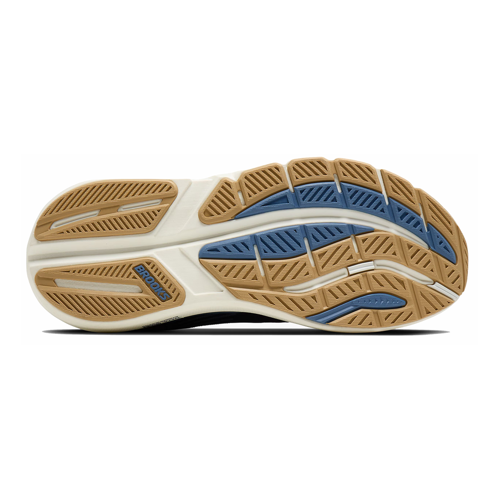 Brooks Ghost Max 3 — Primer Grey - Antarctica - Red — Size D — Width 8 — Top View