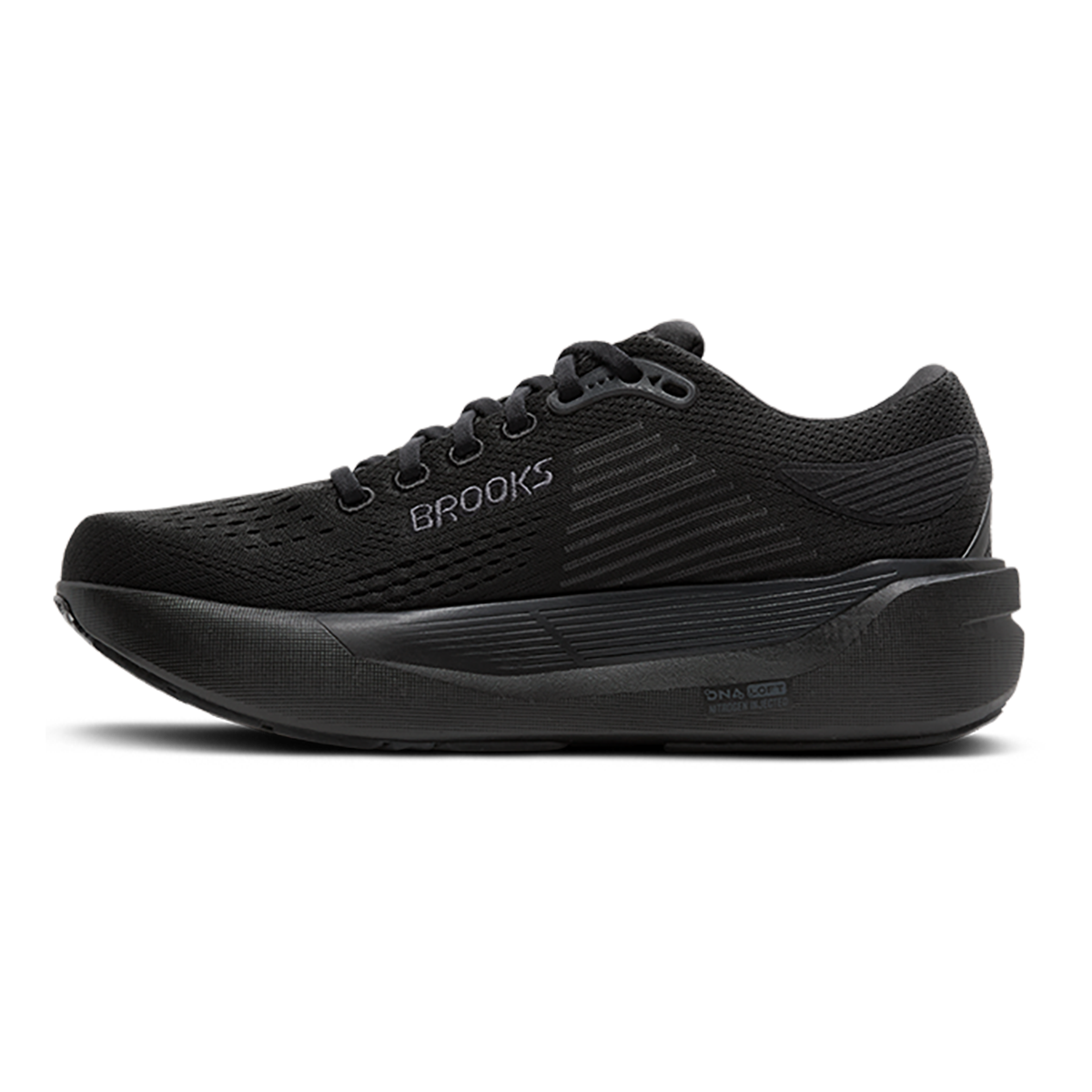 Brooks Ghost Max 3 — Primer Grey - Antarctica - Red — Size D — Width 8 — Alternate View 42