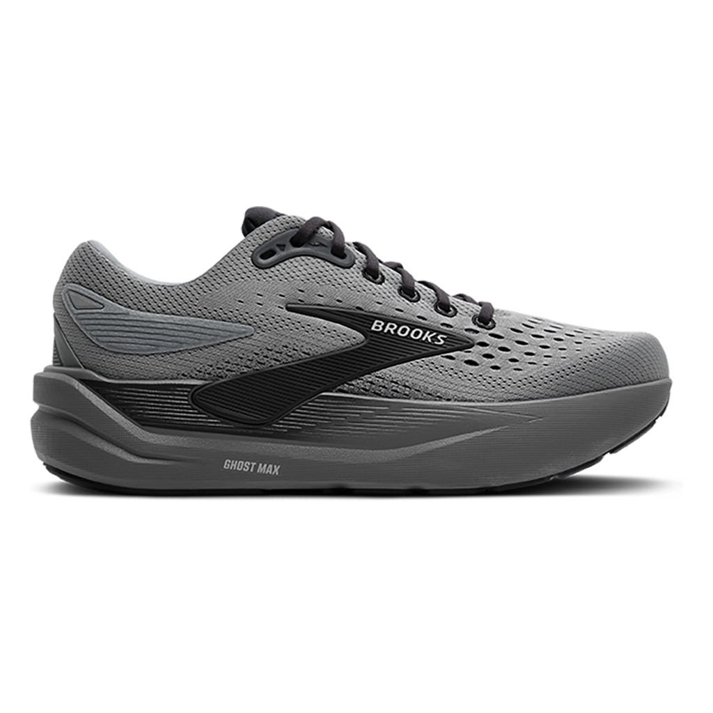 Brooks Ghost Max 3 — Primer Grey - Antarctica - Red — Size D — Width 8 — Alternate View 17