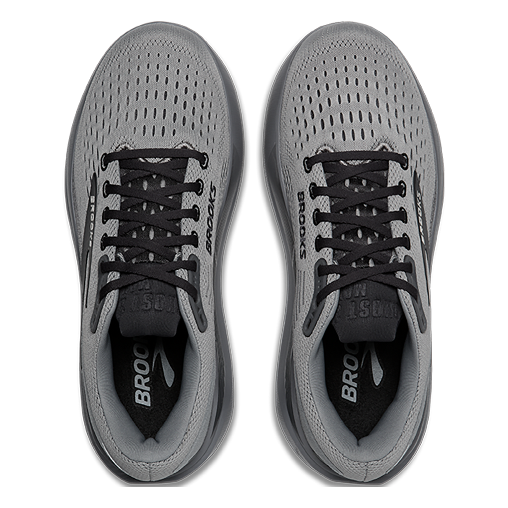 Brooks Ghost Max 3 — Primer Grey - Antarctica - Red — Size D — Width 8 — Alternate View 19