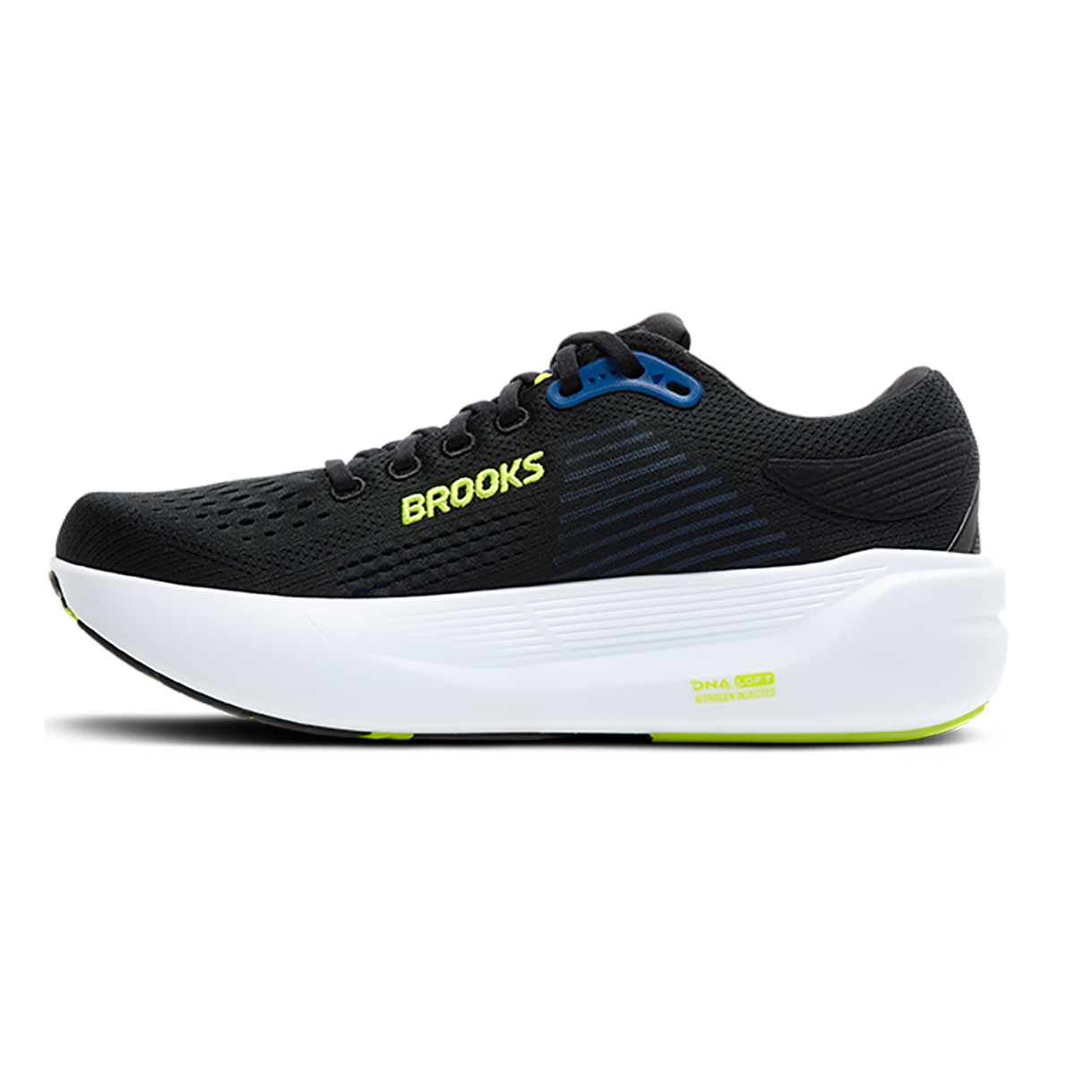 Brooks Ghost Max 3 — Primer Grey - Antarctica - Red — Size D — Width 8 — Alternate View 34