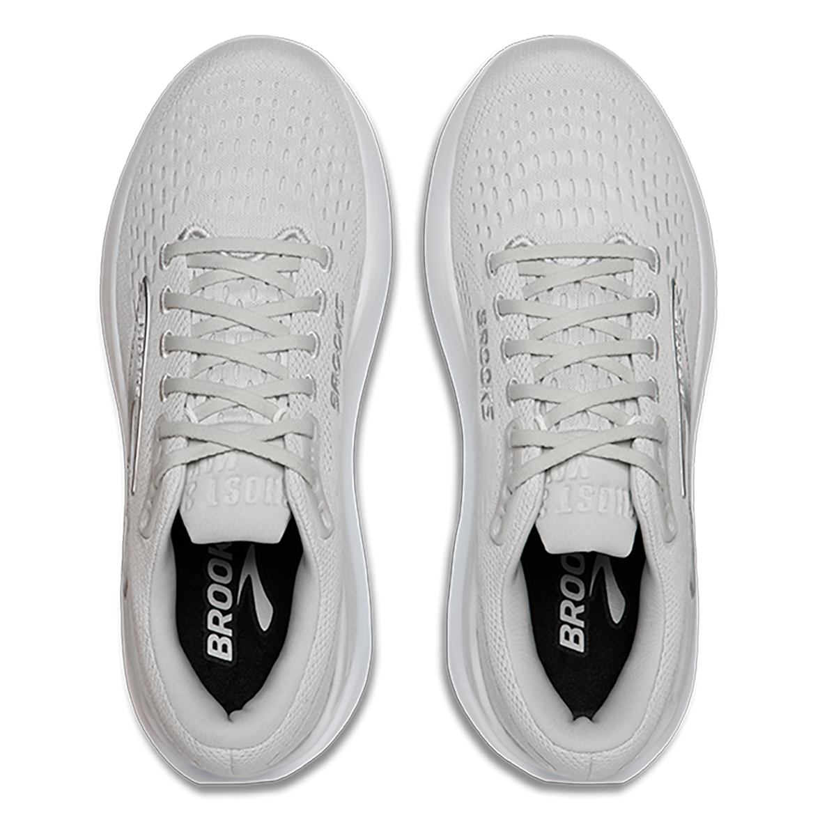 Brooks Ghost Max 3 — Primer Grey - Antarctica - Red — Size D — Width 8 — Alternate View 27