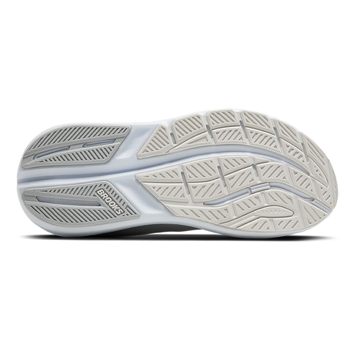 Brooks Ghost Max 3 — Primer Grey - Antarctica - Red — Size D — Width 8 — Alternate View 28