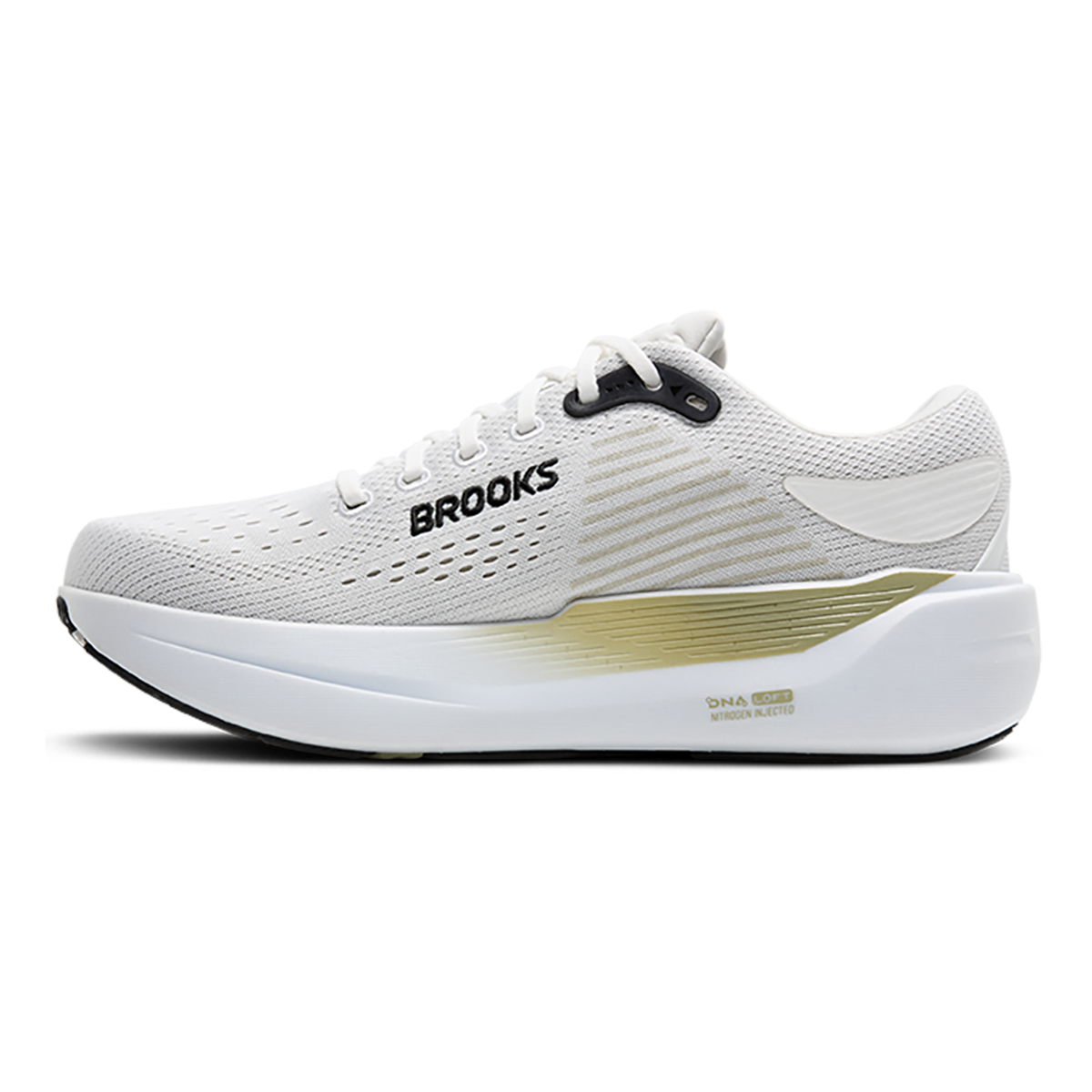 Brooks Ghost Max 3 — Primer Grey - Antarctica - Red — Size D — Width 8 — Alternate View 38