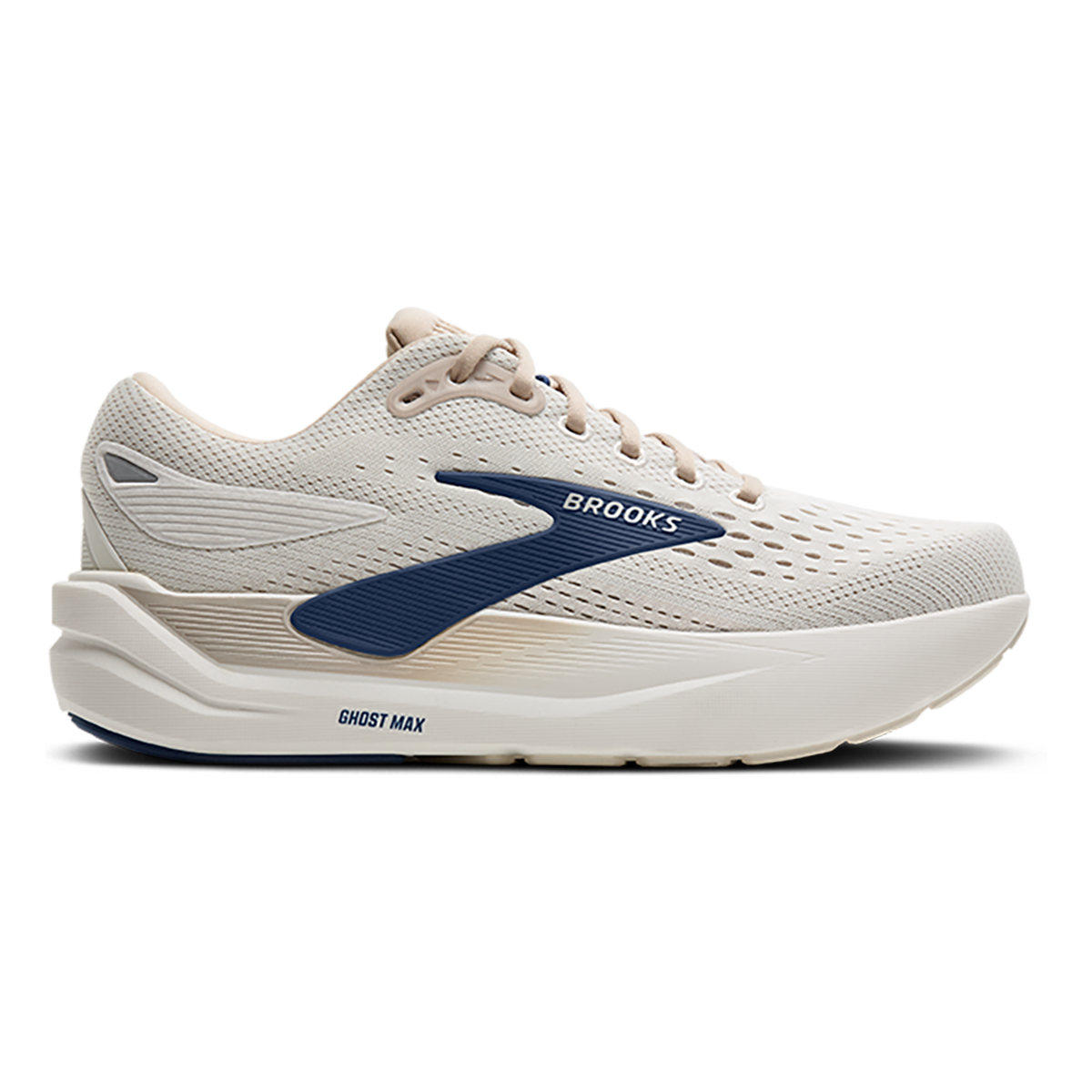 Brooks Ghost Max 3 — Primer Grey - Antarctica - Red — Size D — Width 8 — Alternate View 13
