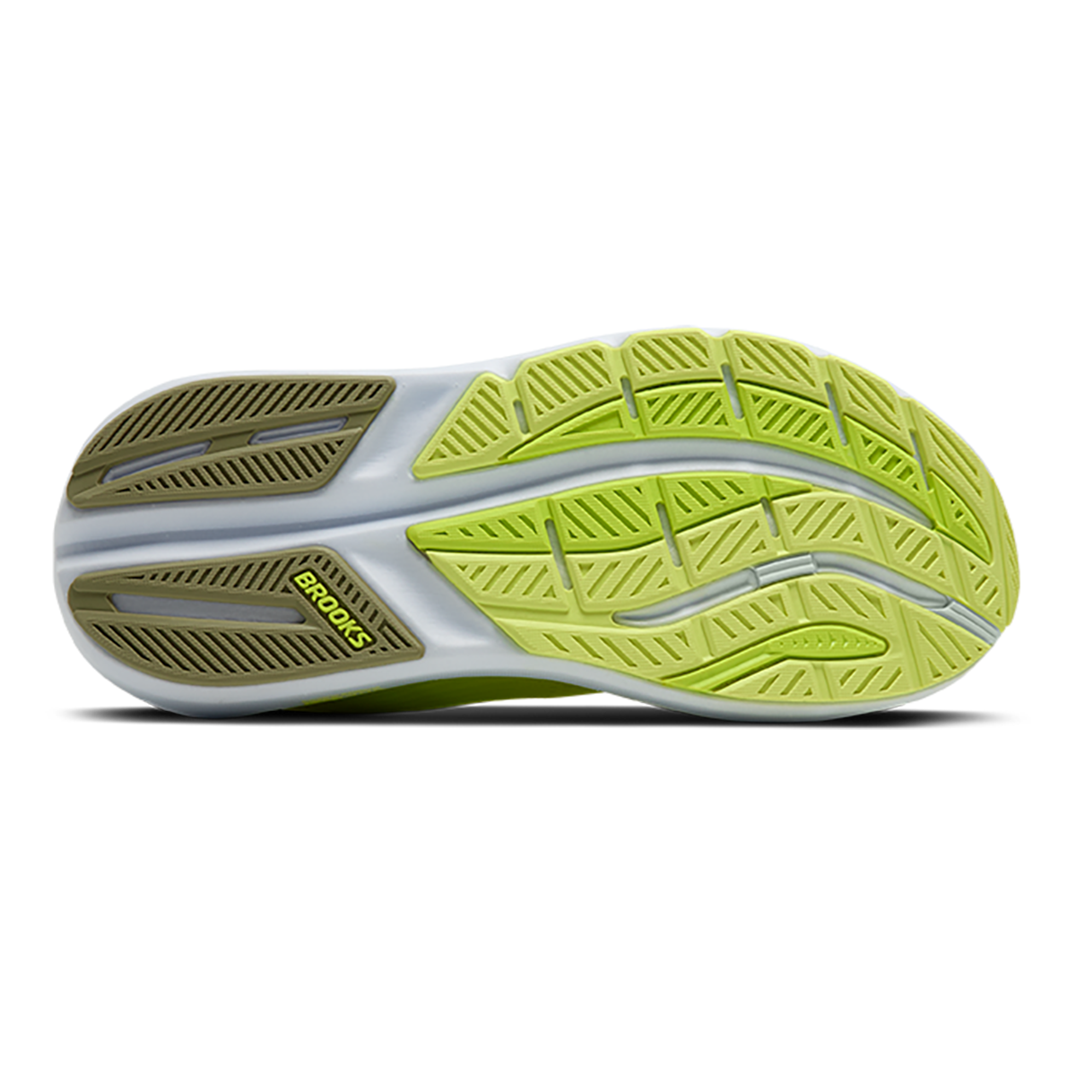 Brooks Ghost Max 3 — Primer Grey - Antarctica - Red — Size D — Width 8 — Alternate View 48
