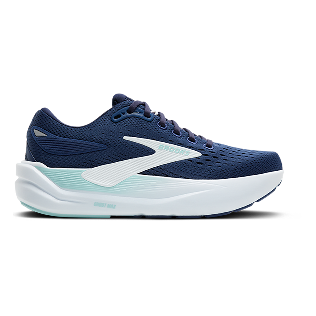 Brooks Ghost Max 3 — Primer Grey - Antarctica - Red — Size D — Width 8 — Alternate View 21