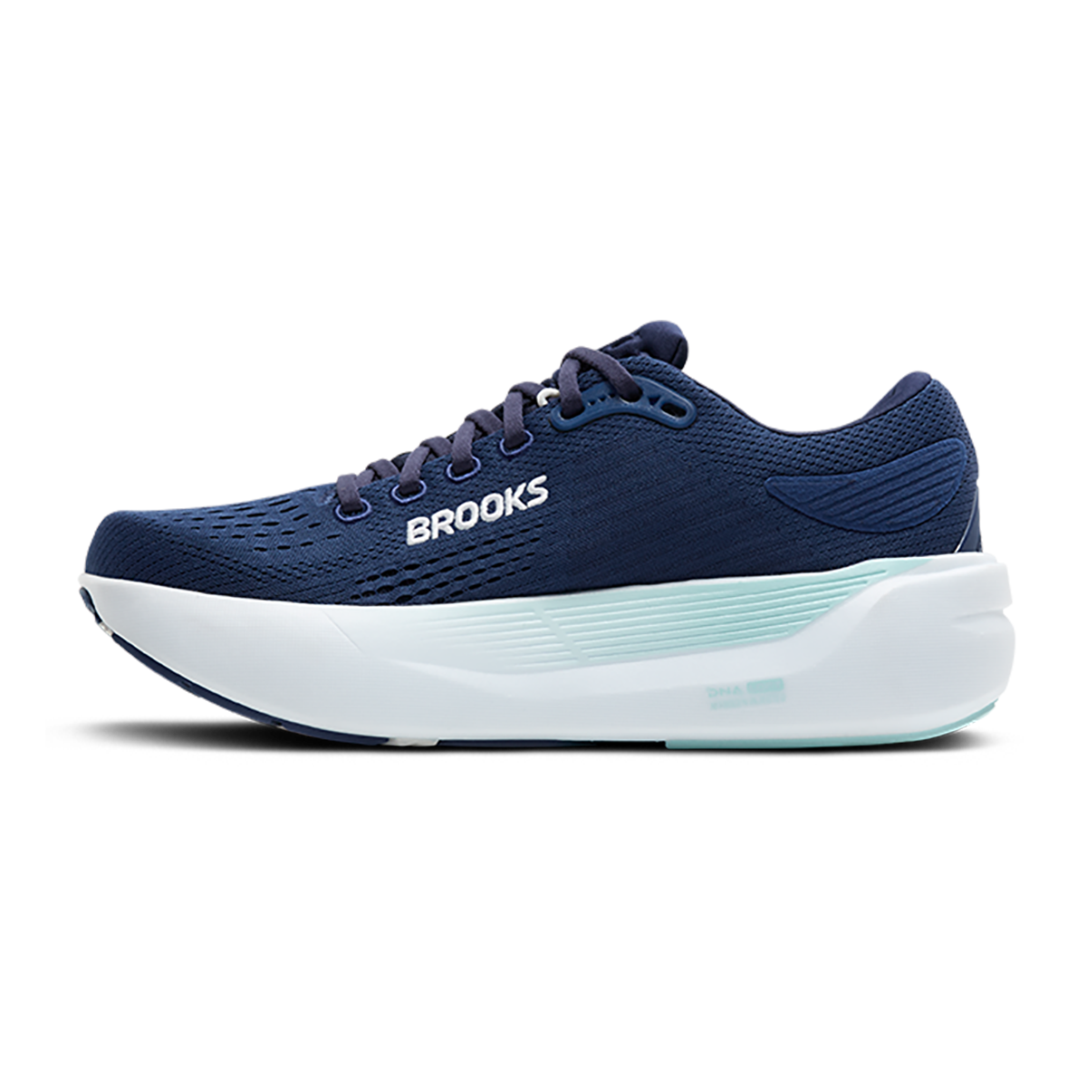 Brooks Ghost Max 3 — Primer Grey - Antarctica - Red — Size D — Width 8 — Alternate View 22