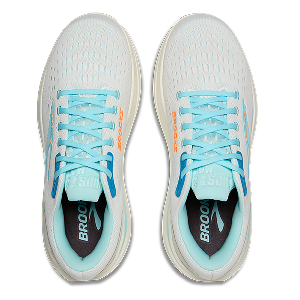 Brooks Ghost Max 3 — Primer Grey - Antarctica - Red — Size D — Width 8 — Alternate View 31