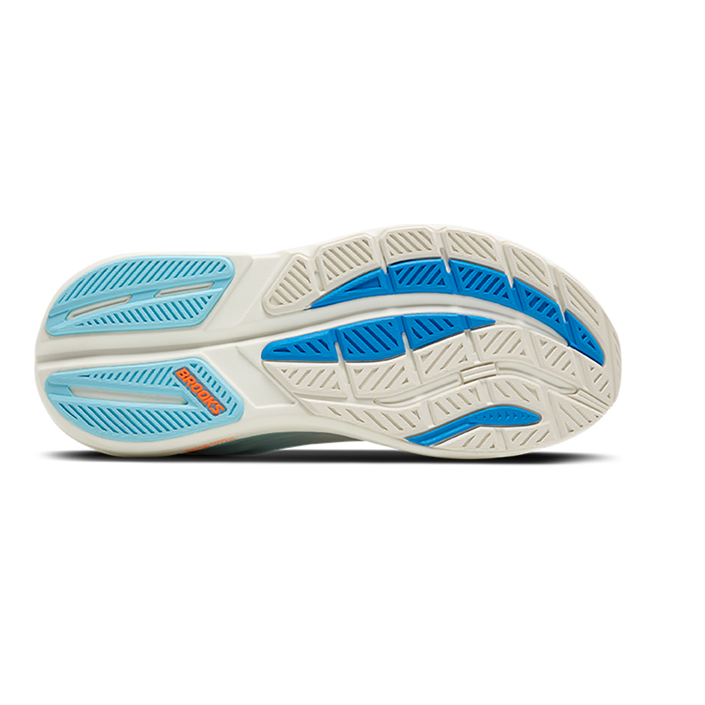 Brooks Ghost Max 3 — Primer Grey - Antarctica - Red — Size D — Width 8 — Alternate View 32