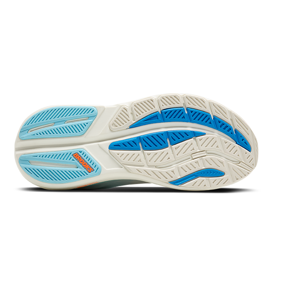 Brooks Ghost Max 3 — Primer Grey - Antarctica - Red — Size D — Width 8 — Alternate View 32