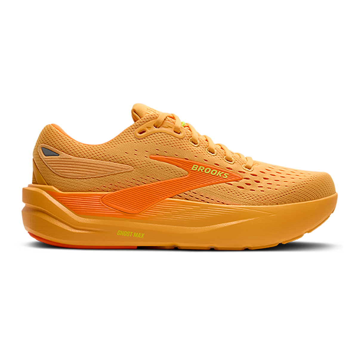 Brooks Ghost Max 3 — Primer Grey - Antarctica - Red — Size D — Width 8 — Alternate View 9
