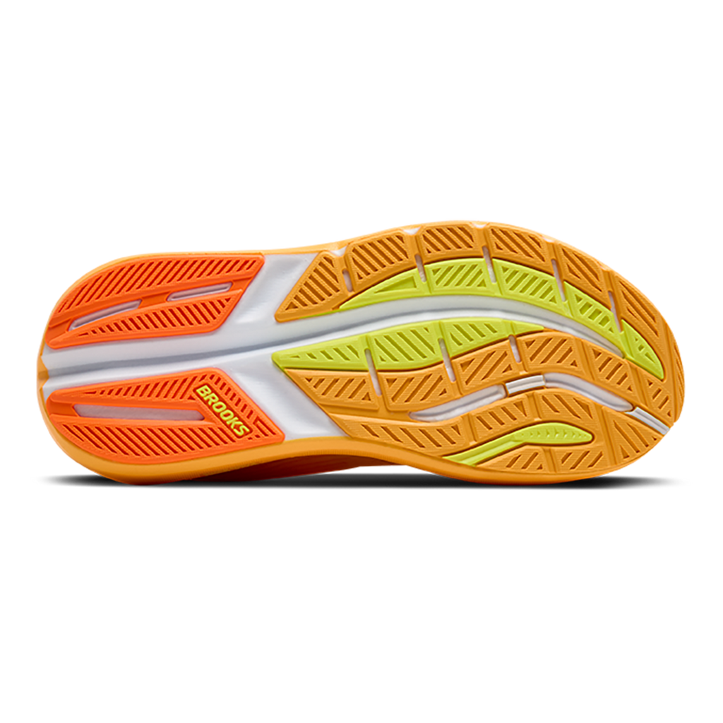 Brooks Ghost Max 3 — Primer Grey - Antarctica - Red — Size D — Width 8 — Alternate View 12