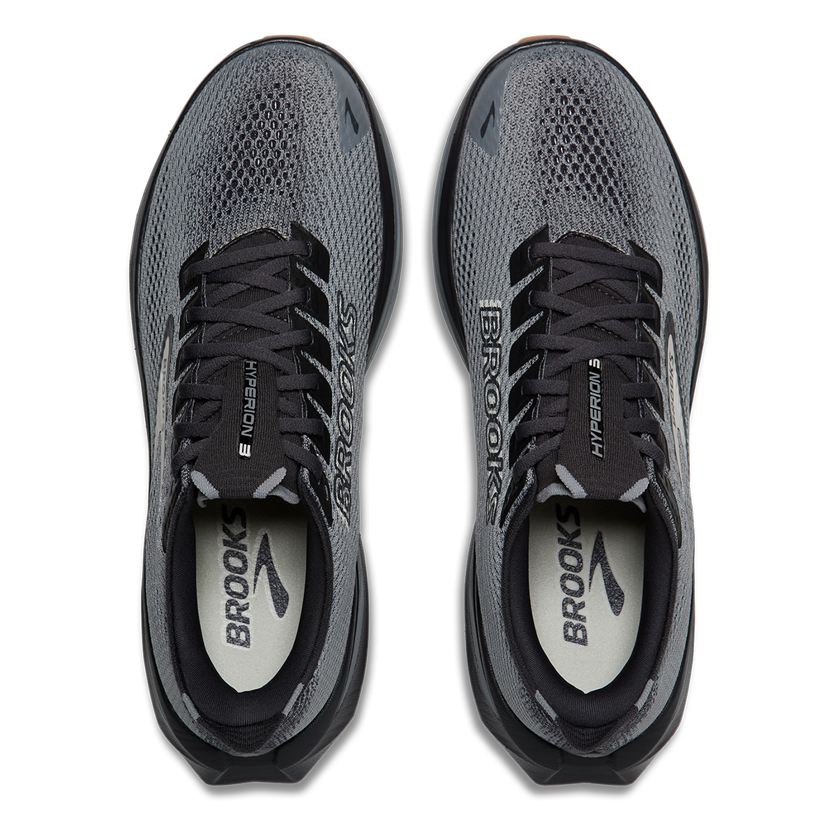 Brooks Hyperion 3 — Oyster Mushroom - Black - Tea — Size D — Width 9.5 — Alternate View 19