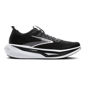 Brooks Hyperion 3 — Oyster Mushroom - Black - Tea — Size D — Width 9.5 — Front View