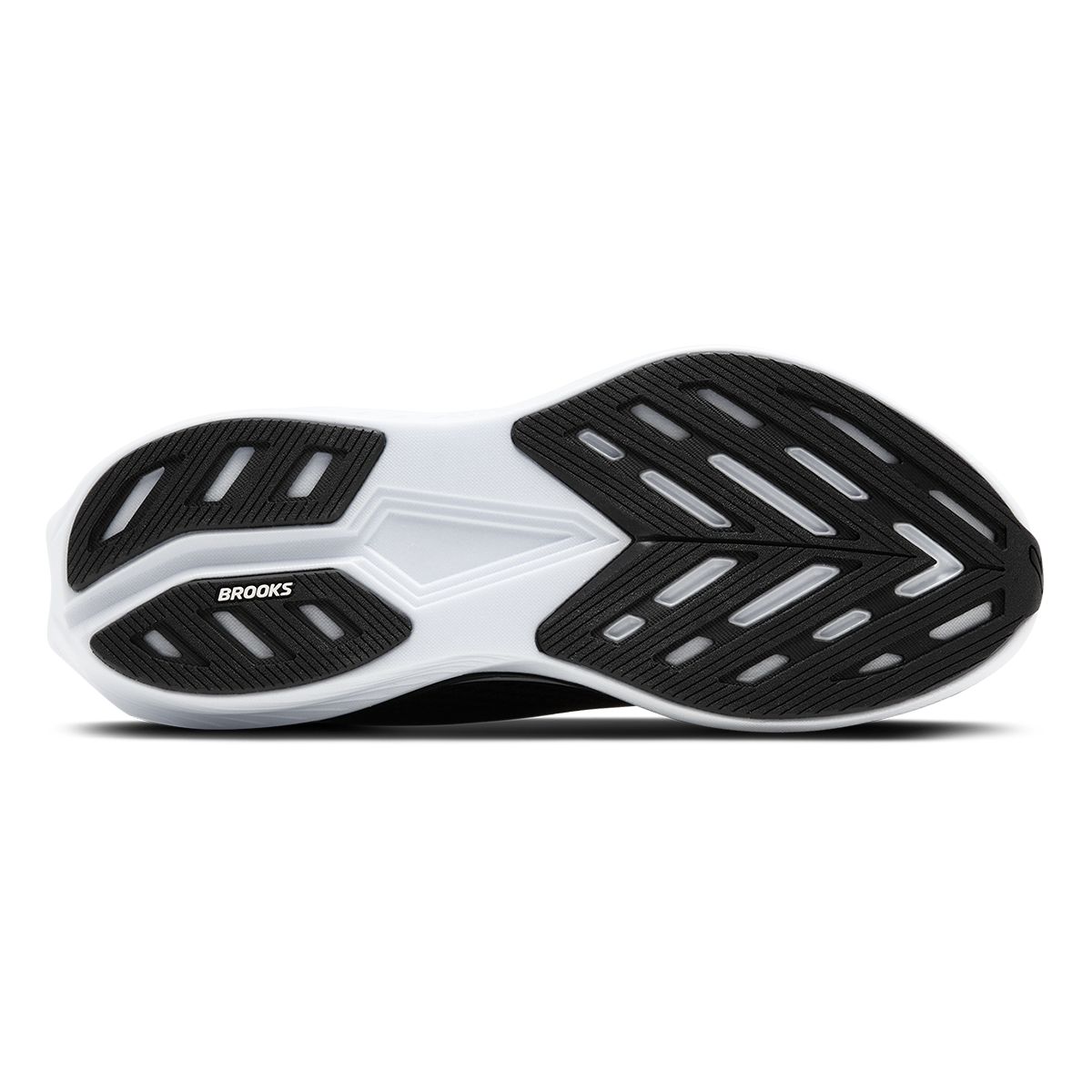Brooks Hyperion 3 — Oyster Mushroom - Black - Tea — Size D — Width 9.5 — Top View