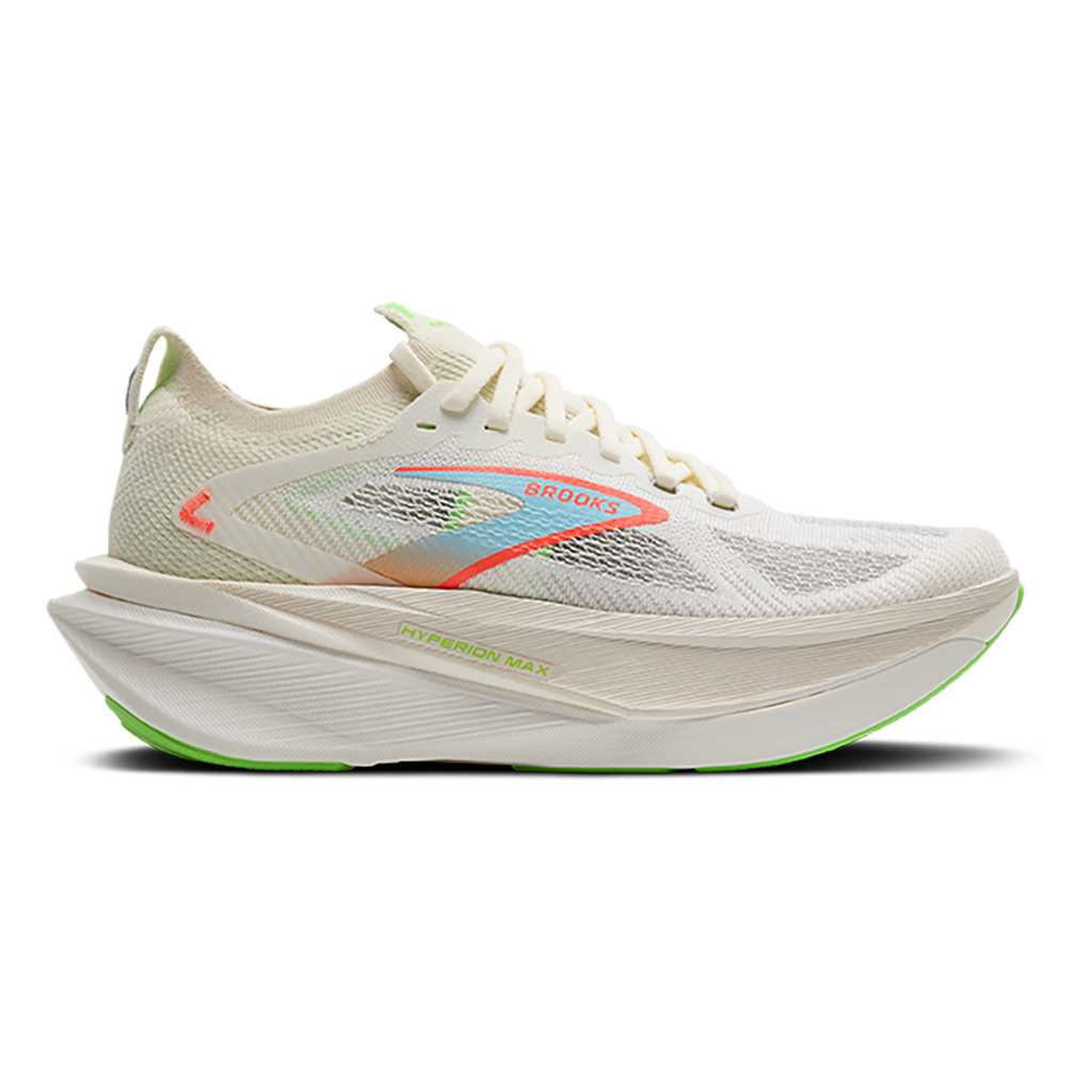 Brooks Hyperion Max 3 — Coconut - Green Gecko - Pink Clay — Size D — Width 8 — Alternate View 9