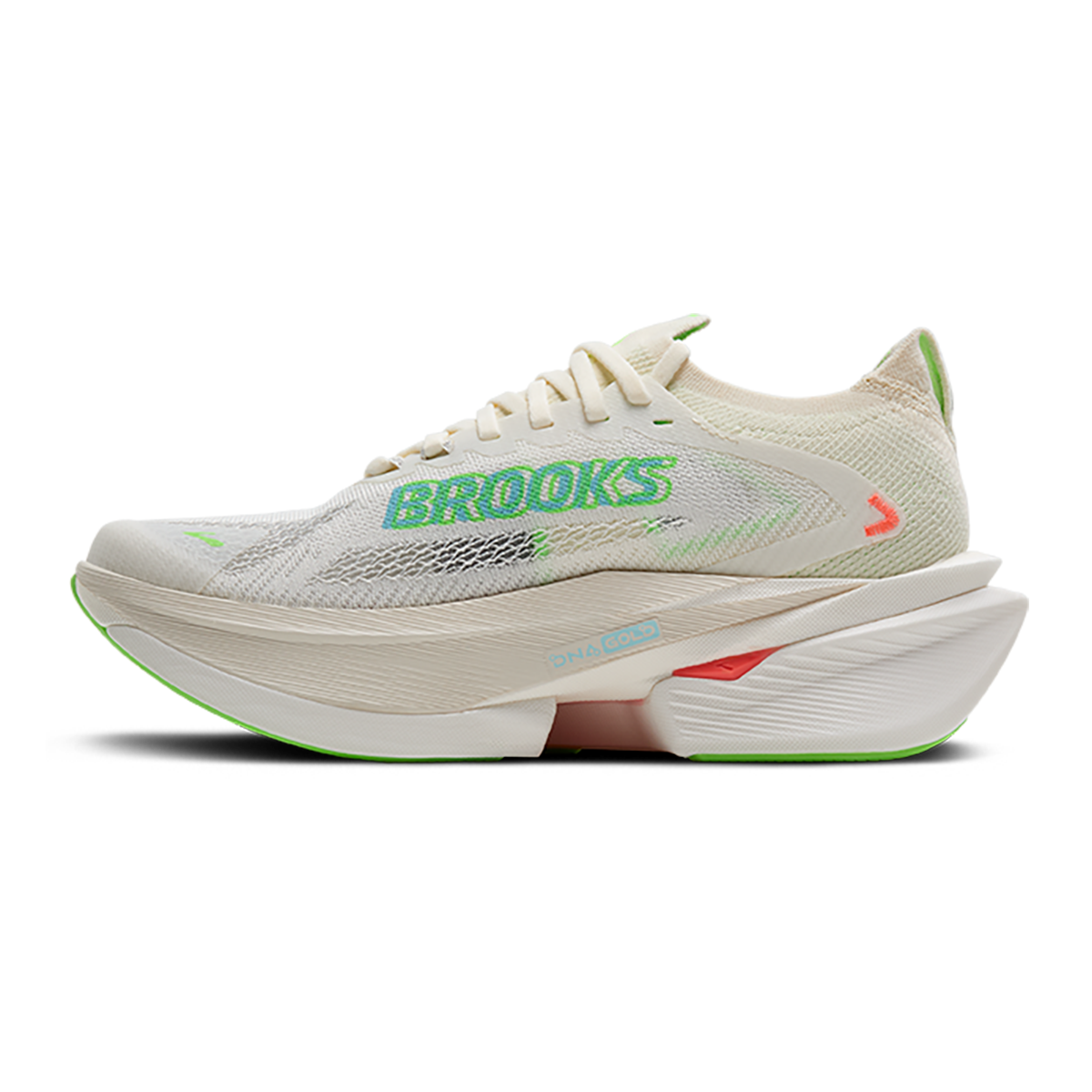 Brooks Hyperion Max 3 — Coconut - Green Gecko - Pink Clay — Size D — Width 8 — Alternate View 10