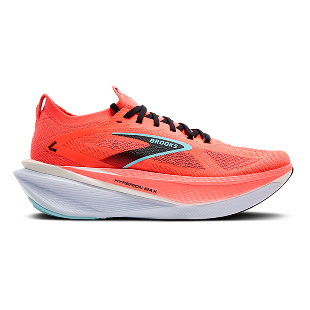 Brooks Hyperion Max 3 — Coconut - Green Gecko - Pink Clay — Size D — Width 8 — Detail View