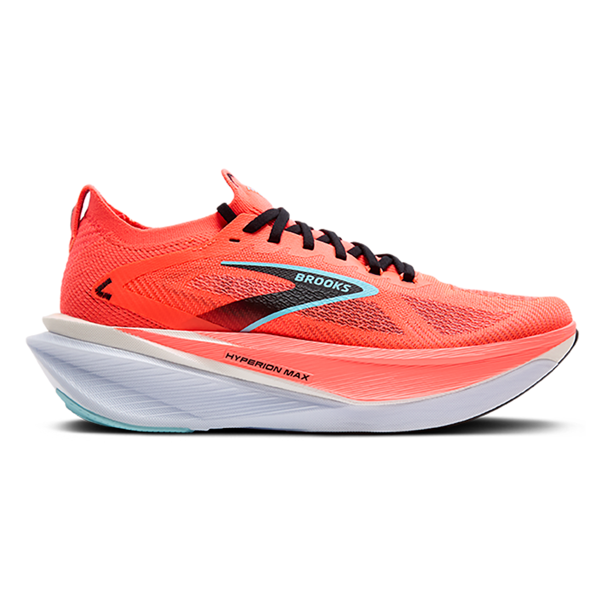 Brooks Hyperion Max 3 — Coconut - Green Gecko - Pink Clay — Size D — Width 8 — Detail View