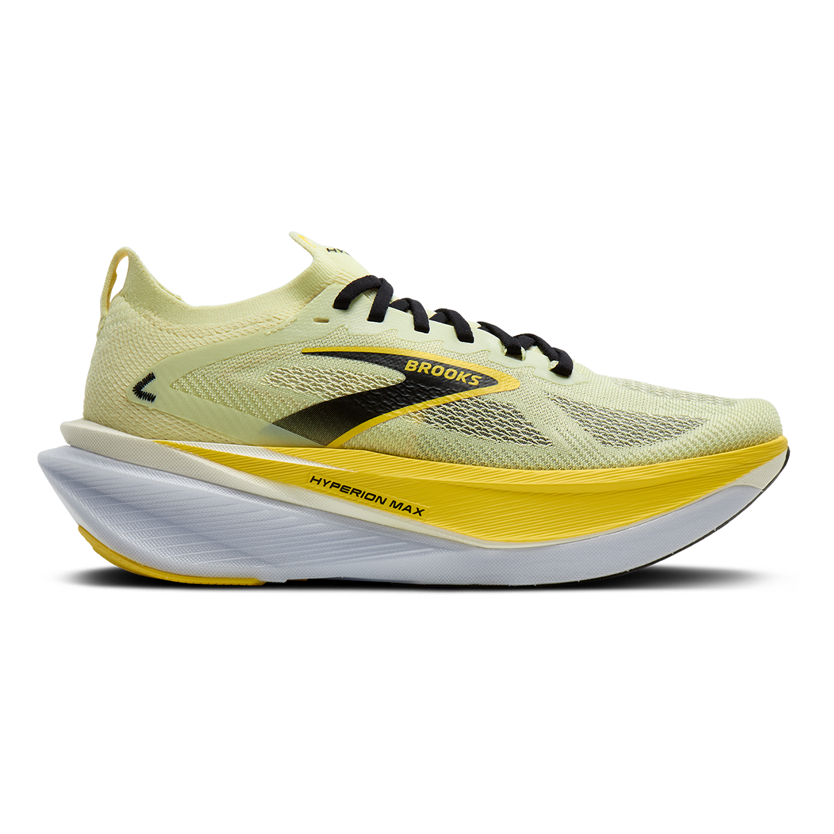 Brooks Hyperion Max 3 — Coconut - Green Gecko - Pink Clay — Size D — Width 8 — Front View