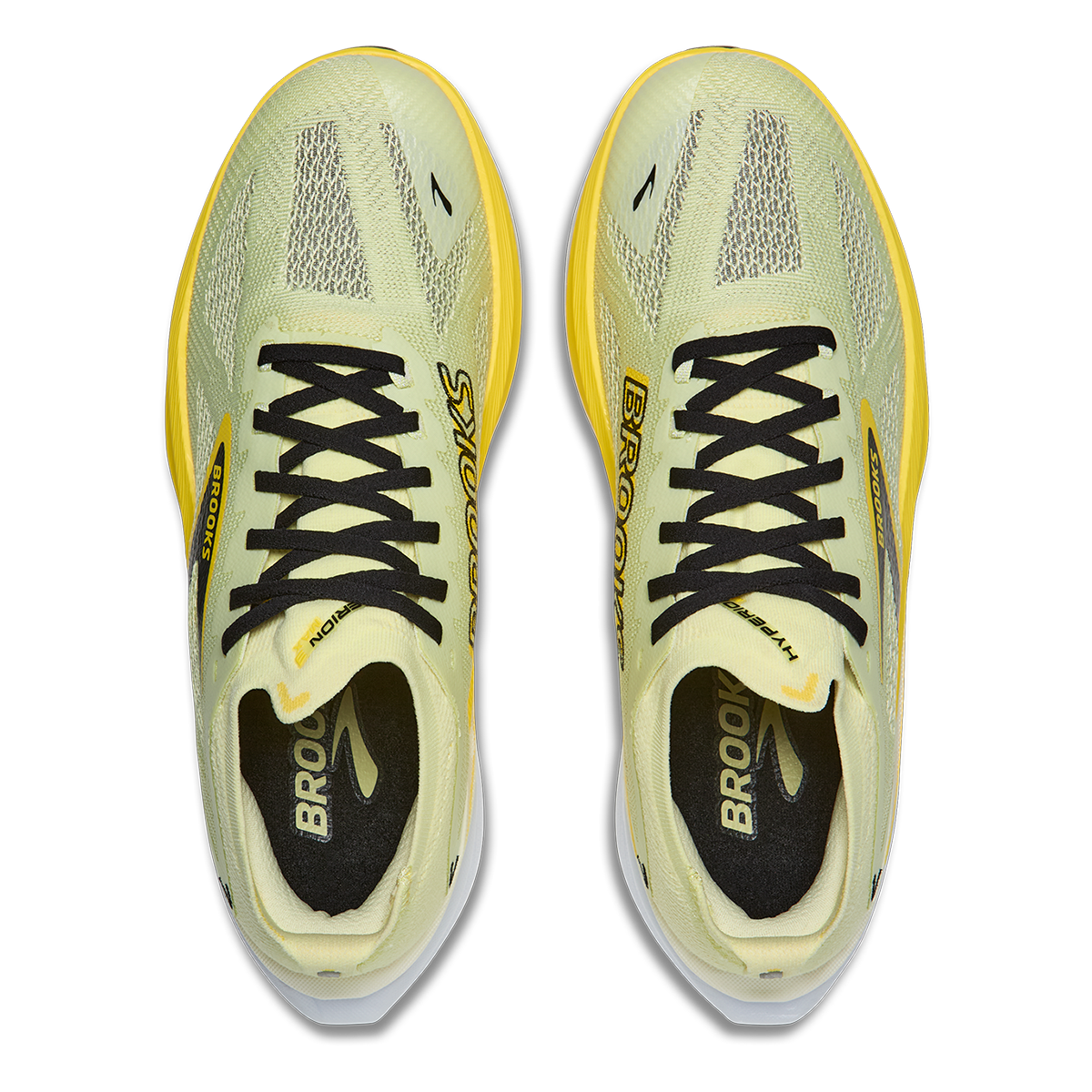Brooks Hyperion Max 3 — Coconut - Green Gecko - Pink Clay — Size D — Width 8 — Back View