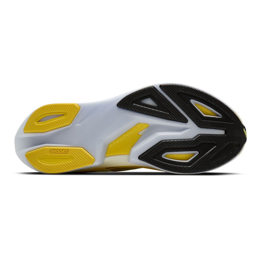 Brooks Hyperion Max 3 — Coconut - Green Gecko - Pink Clay — Size D — Width 8 — Top View
