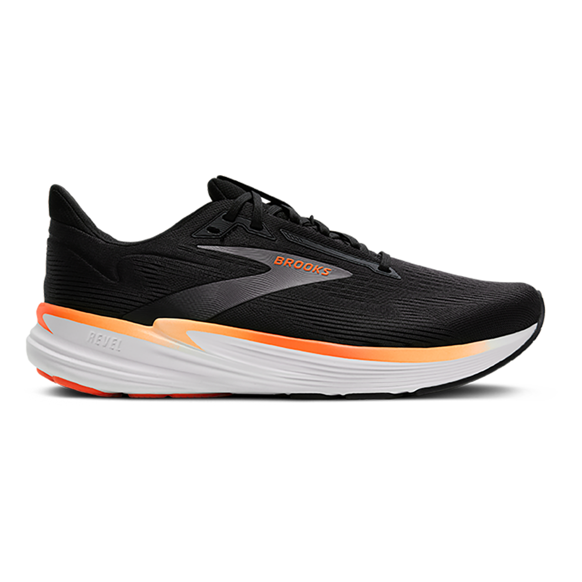 Brooks Revel 8 — Primer - Blackened Pearl — Size D — Width 7 — Front View