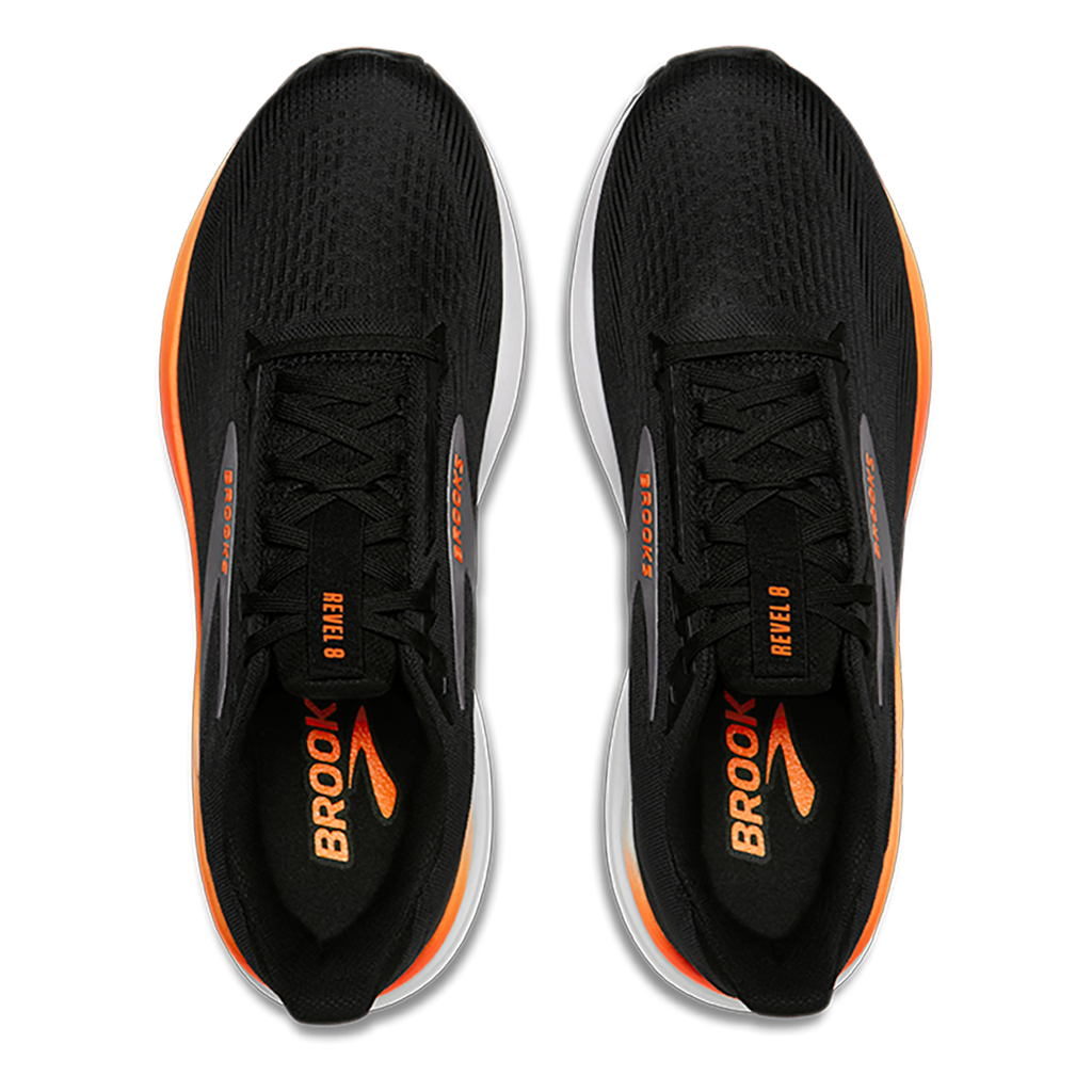 Brooks Revel 8 — Primer - Blackened Pearl — Size D — Width 7 — Back View