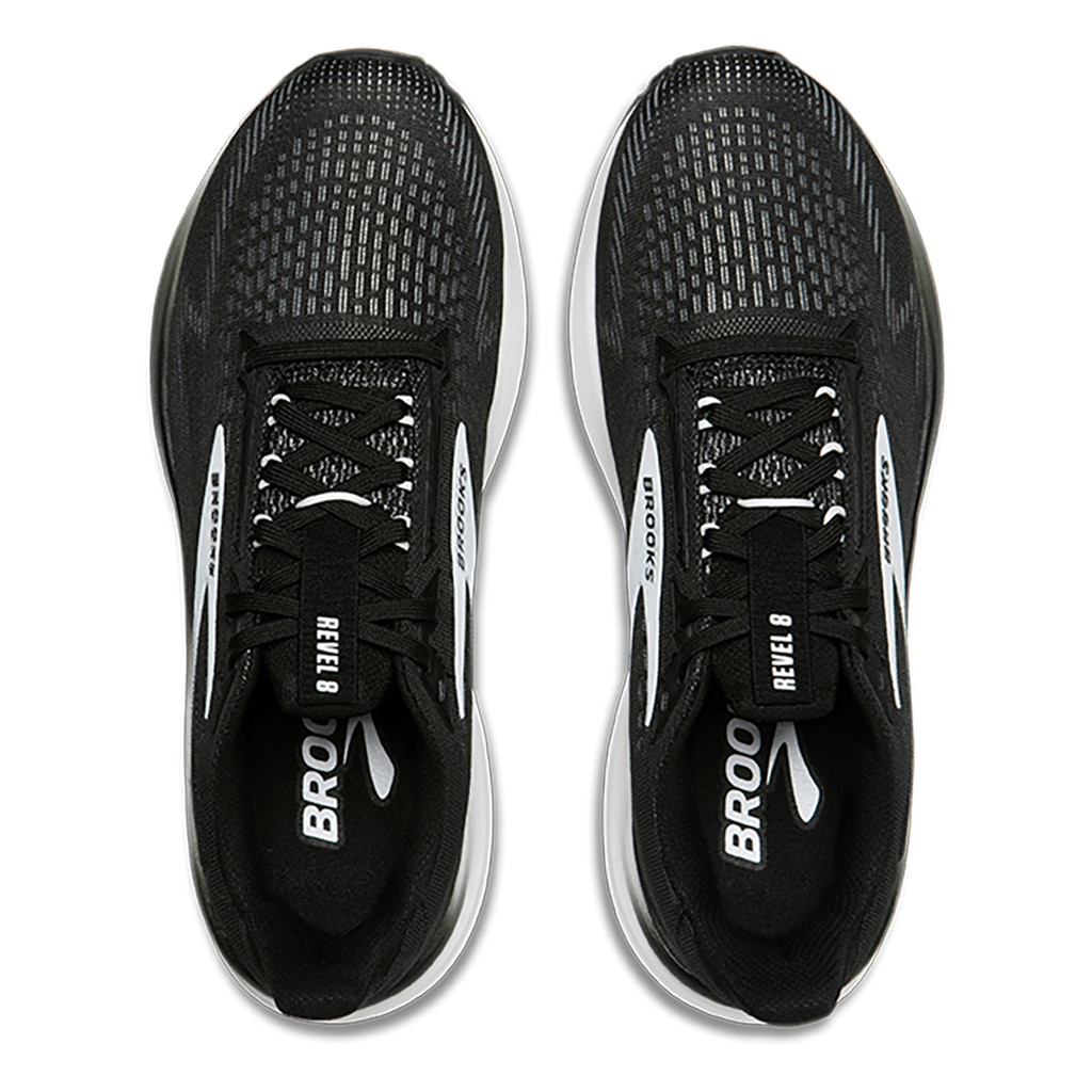 Brooks Revel 8 — Black - Black - Rose Gold — Size B — Width 7.5 — Alternate View 11