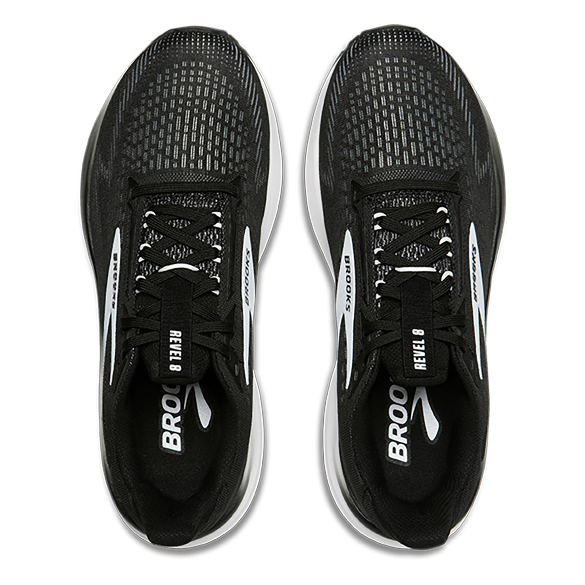 Brooks Revel 8 — Black - Black - Rose Gold — Size B — Width 7.5 — Alternate View 11