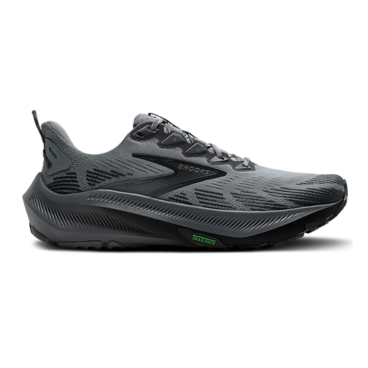Brooks Ghost Trail — Atlantic Deep - Black - Green — Size D — Width 7 — Alternate View 9
