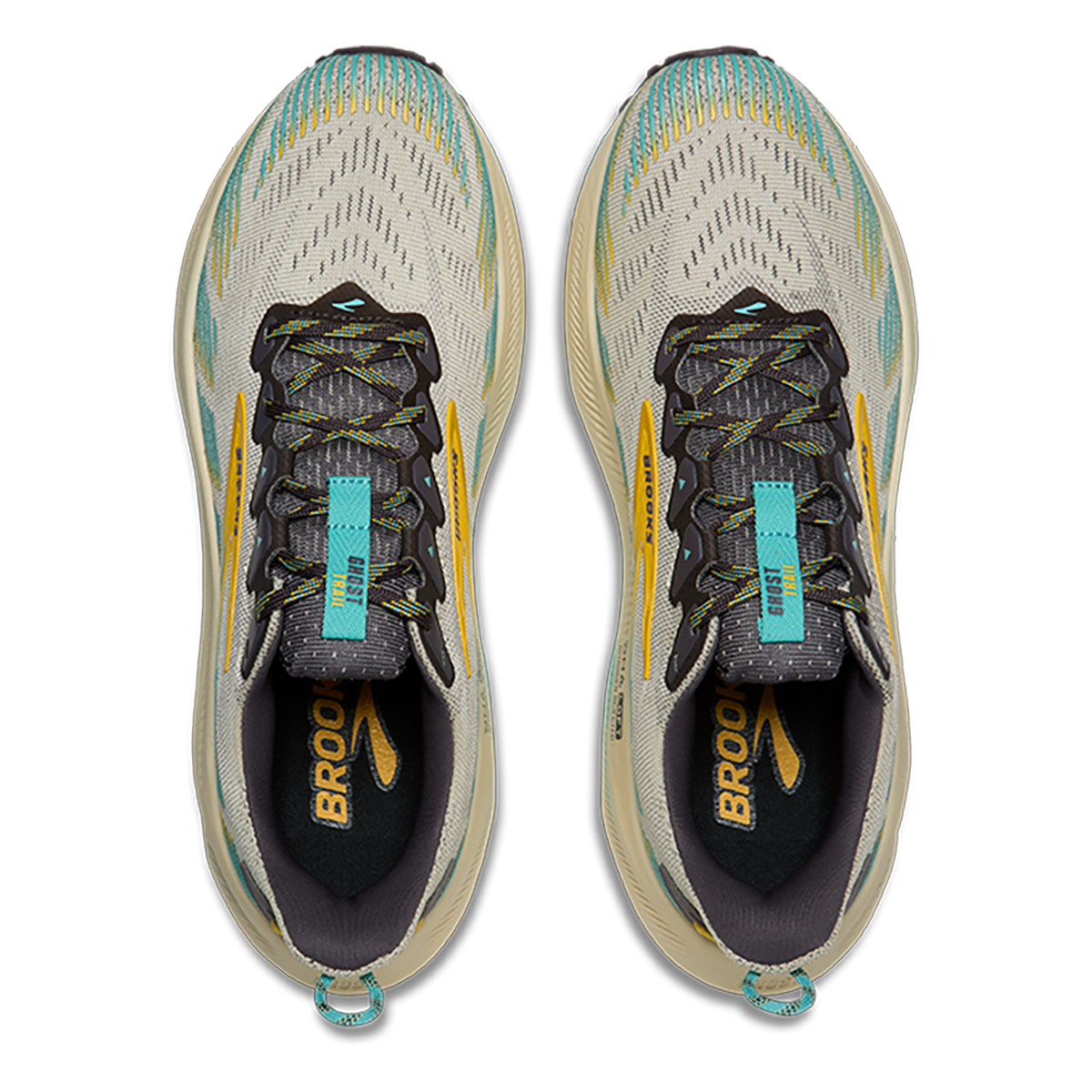 Brooks Ghost Trail — Atlantic Deep - Black - Green — Size D — Width 7 — Alternate View 7