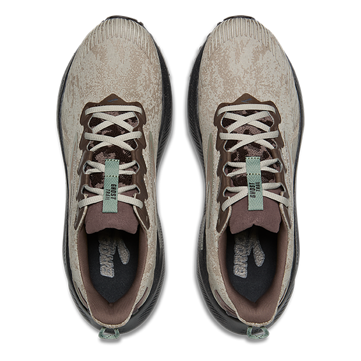 Brooks Ghost Trail — Atlantic Deep - Black - Green — Size D — Width 7 — Alternate View 22