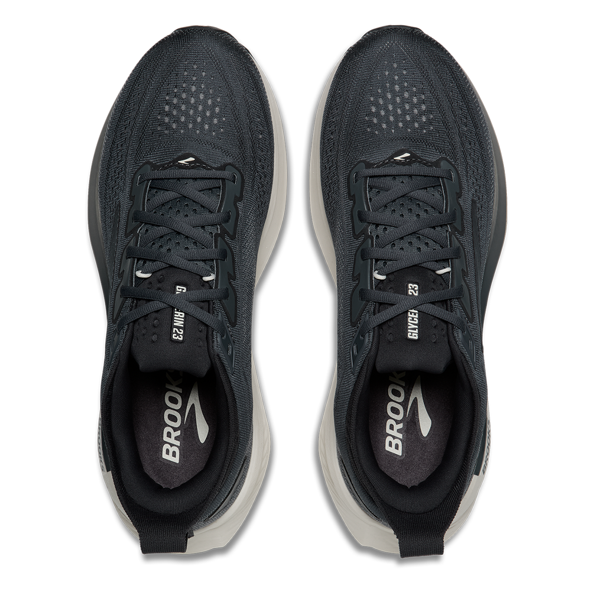 Brooks Glycerin 23 — Atlantic Deep - GreyMist - Coconut — Size D — Width 7 — Alternate View 55
