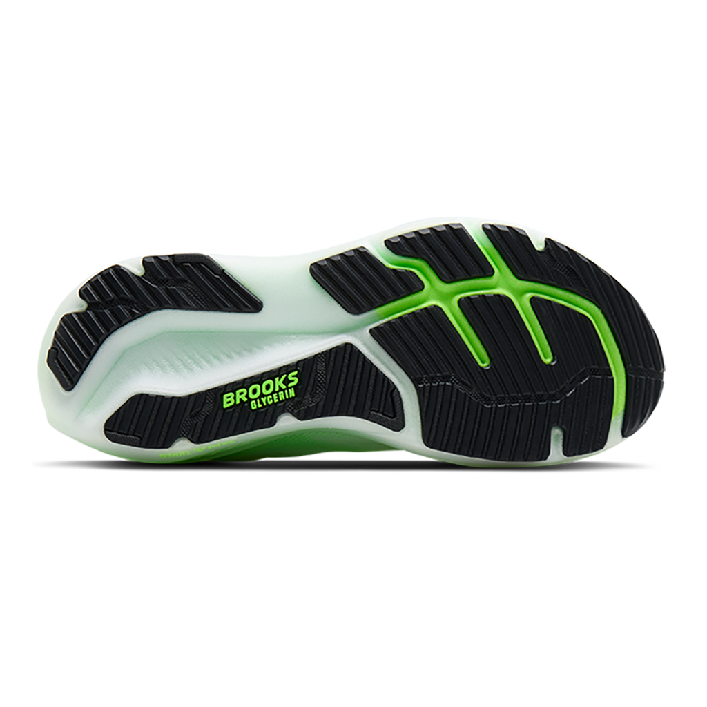 Brooks Glycerin 23 — Atlantic Deep - GreyMist - Coconut — Size D — Width 7 — Alternate View 12