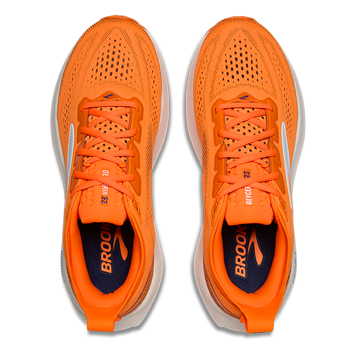 Brooks Glycerin 23 — Atlantic Deep - GreyMist - Coconut — Size D — Width 7 — Alternate View 35