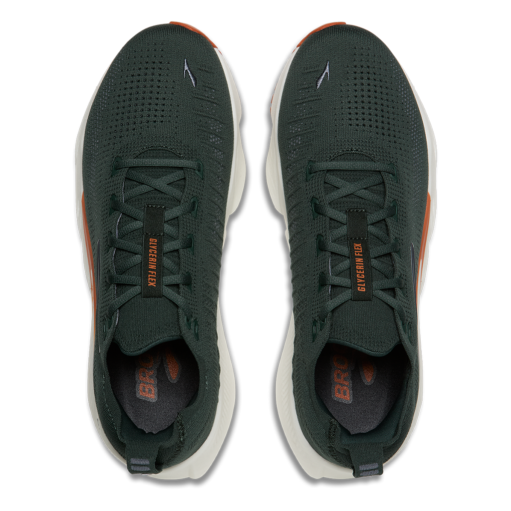 Brooks Glycerin Flex — Coconut - Starfish - Chateau — Size D — Width 7 — Alternate View 27
