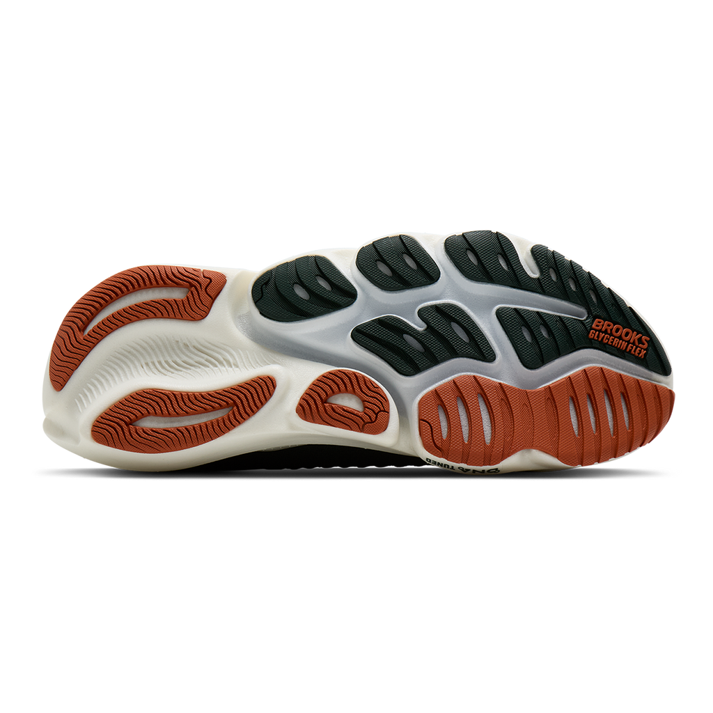 Brooks Glycerin Flex — Coconut - Starfish - Chateau — Size D — Width 7 — Alternate View 28