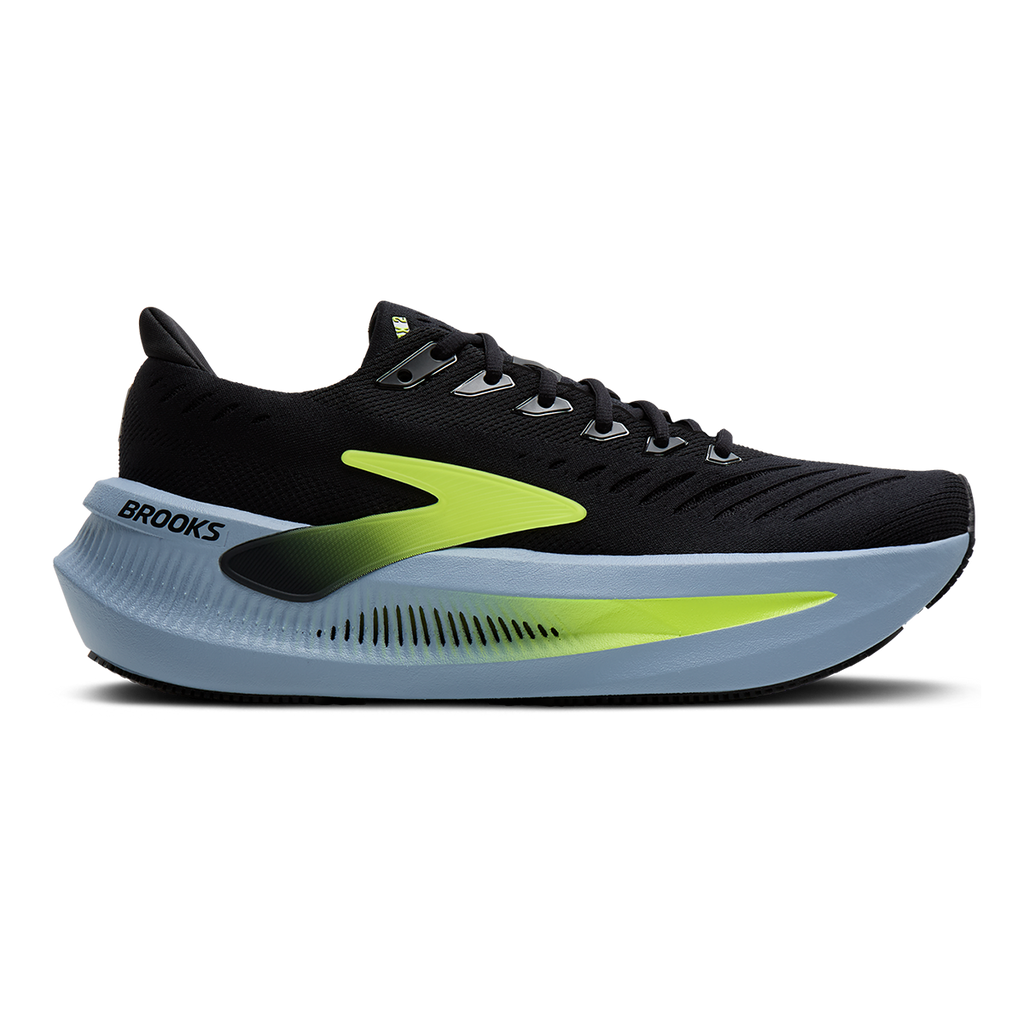 Brooks Glycerin Max 2 Nightlife Collection — Black - RainWashed - Nightlife — Size D — Width 7 — Front View