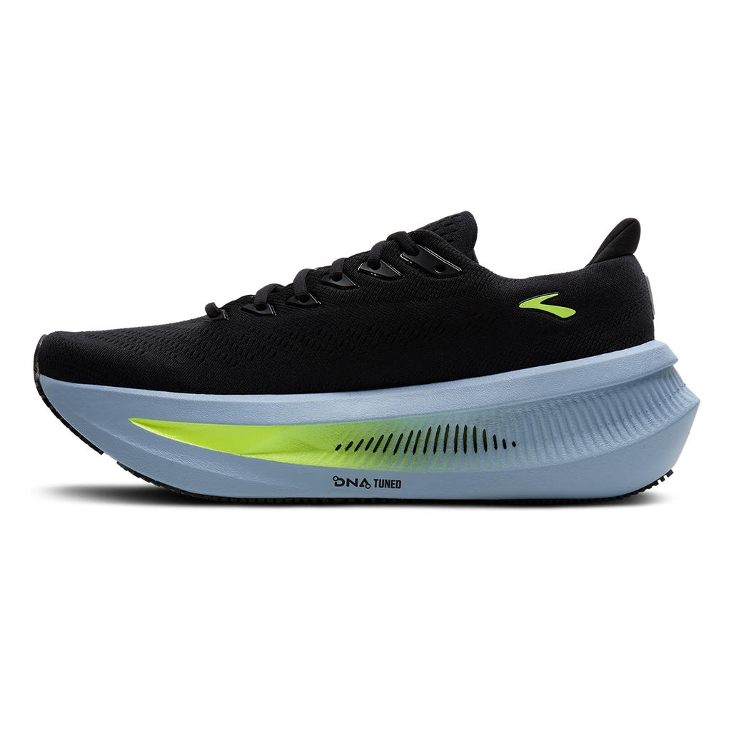 Brooks Glycerin Max 2 Nightlife Collection — Black - RainWashed - Nightlife — Size D — Width 7 — Side View