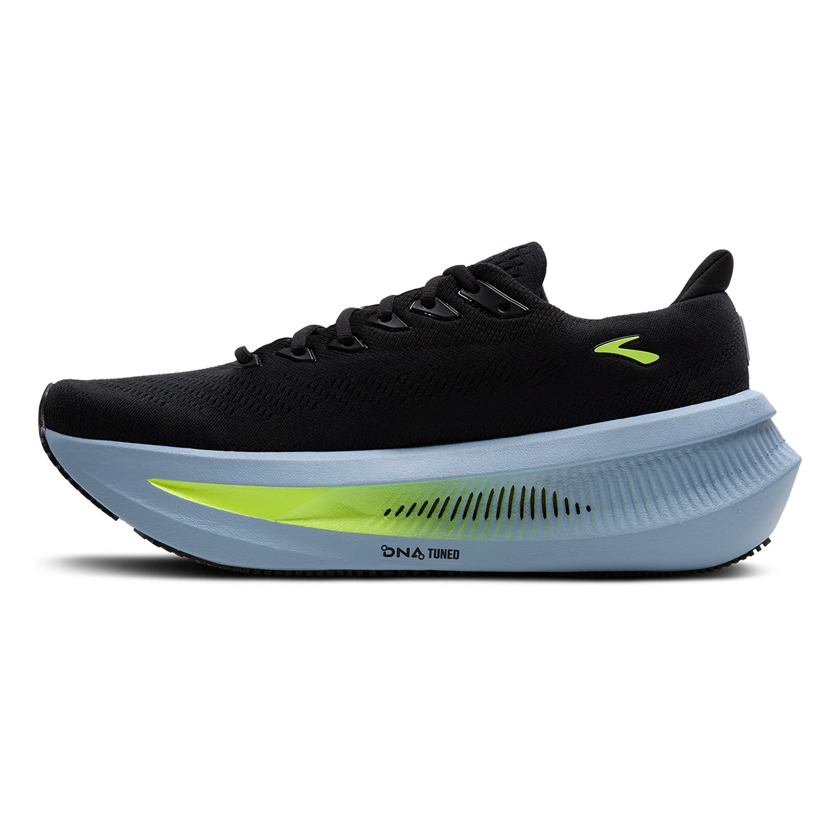 Brooks Glycerin Max 2 Nightlife Collection — Black - RainWashed - Nightlife — Size D — Width 7 — Side View