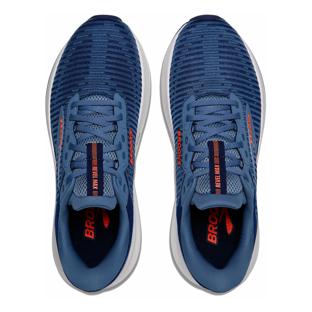 Brooks Revel Max — Beacon Blue - Moonlight - Orange — Size D — Width 7 — Alternate View 7