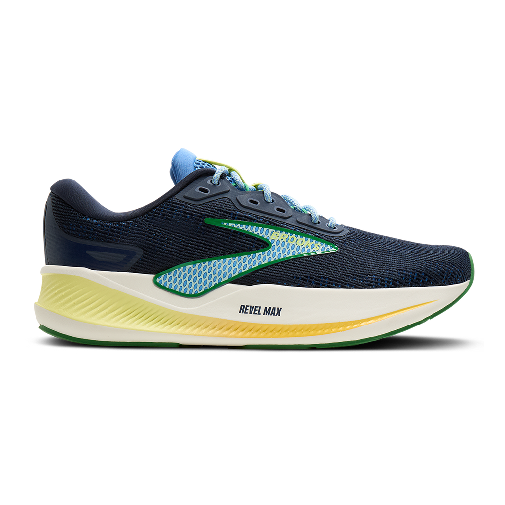 Brooks Revel Max — Beacon Blue - Moonlight - Orange — Size D — Width 7 — Alternate View 17